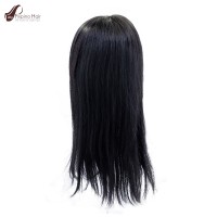 Natural Straight Glueless Front Lace Human Hair Wig